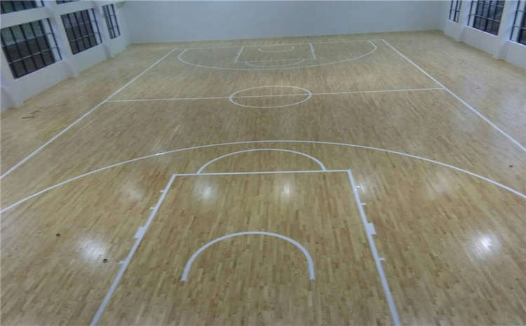楓木木地板籃球館施工技術方案