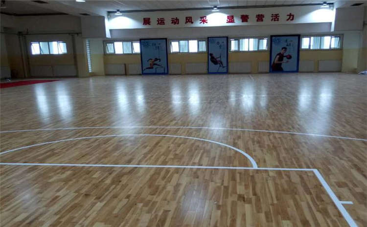 硬木企口舞臺運動木地板**