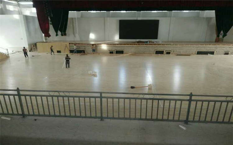 上海專業運動木地板施工方案