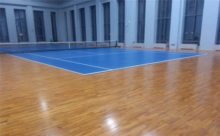 松木籃球館木地板雙層龍骨結構