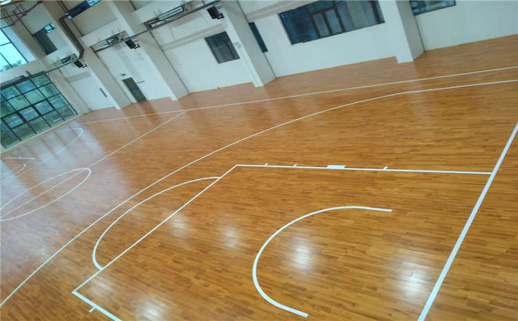 楓樺木體育運動地板雙層龍骨結構