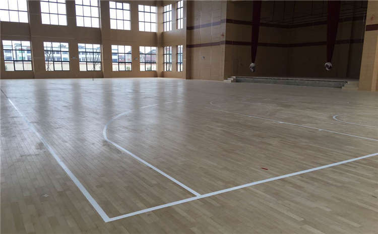 柞木乒乓球館木地板廠家報價表
