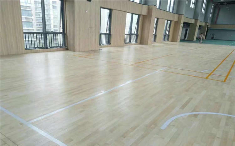 硬木企口籃球場實木地板一平米價格